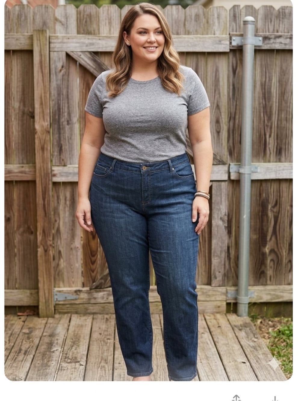 👗Sonoma mid rise Demi bootcut Dark Blue Women’s Straight-Leg Jeans